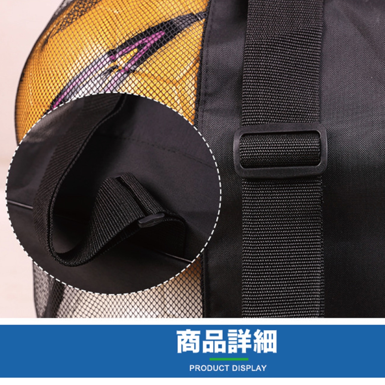 フットクラウン サッカー・フットサルボールバッグ 大容量 10球以上 - 8