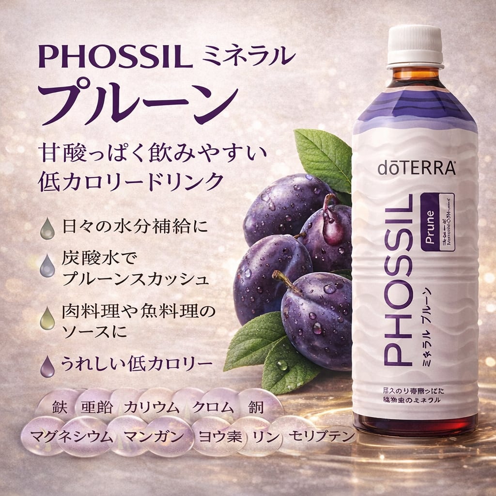 doTERRA PHOSSIL ミネラル プルーン ドテラ | リラクゼーションサロン
