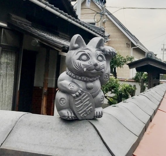 招き猫「招鬼猫きばニャンコ5号」鬼師kumi作 | GaRock ONLINE SHOP