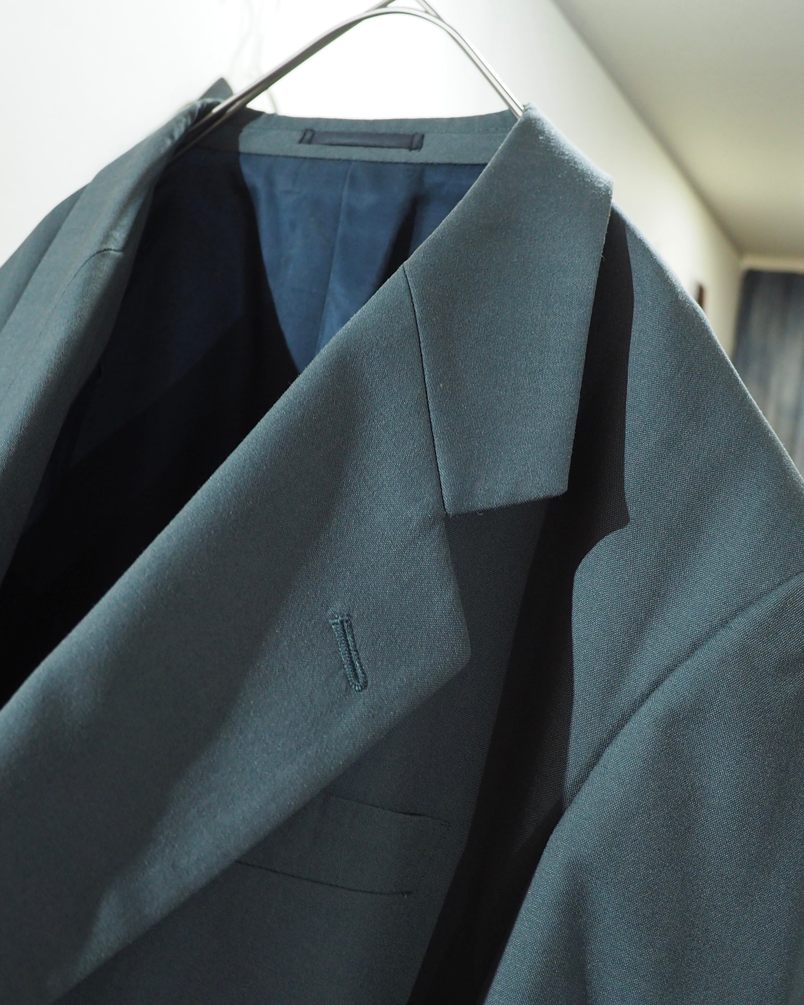 1980 - 90s " SUIVI HOMME " Beautiful Sage Green Color Special Vintage Set up