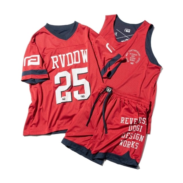reversal】REVERSIBLE MESH GAME TANK TOP リバーシブル メッシュ