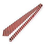 Brooks Brothers ブルックスブラザーズ レジメンタル ネクタイ /レッド×ホワイト/アメリカ製/米国製/シルク×コットン