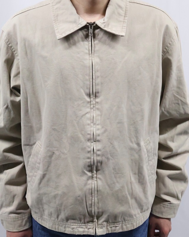 "90s GAP" cotton canvas zip up blouson