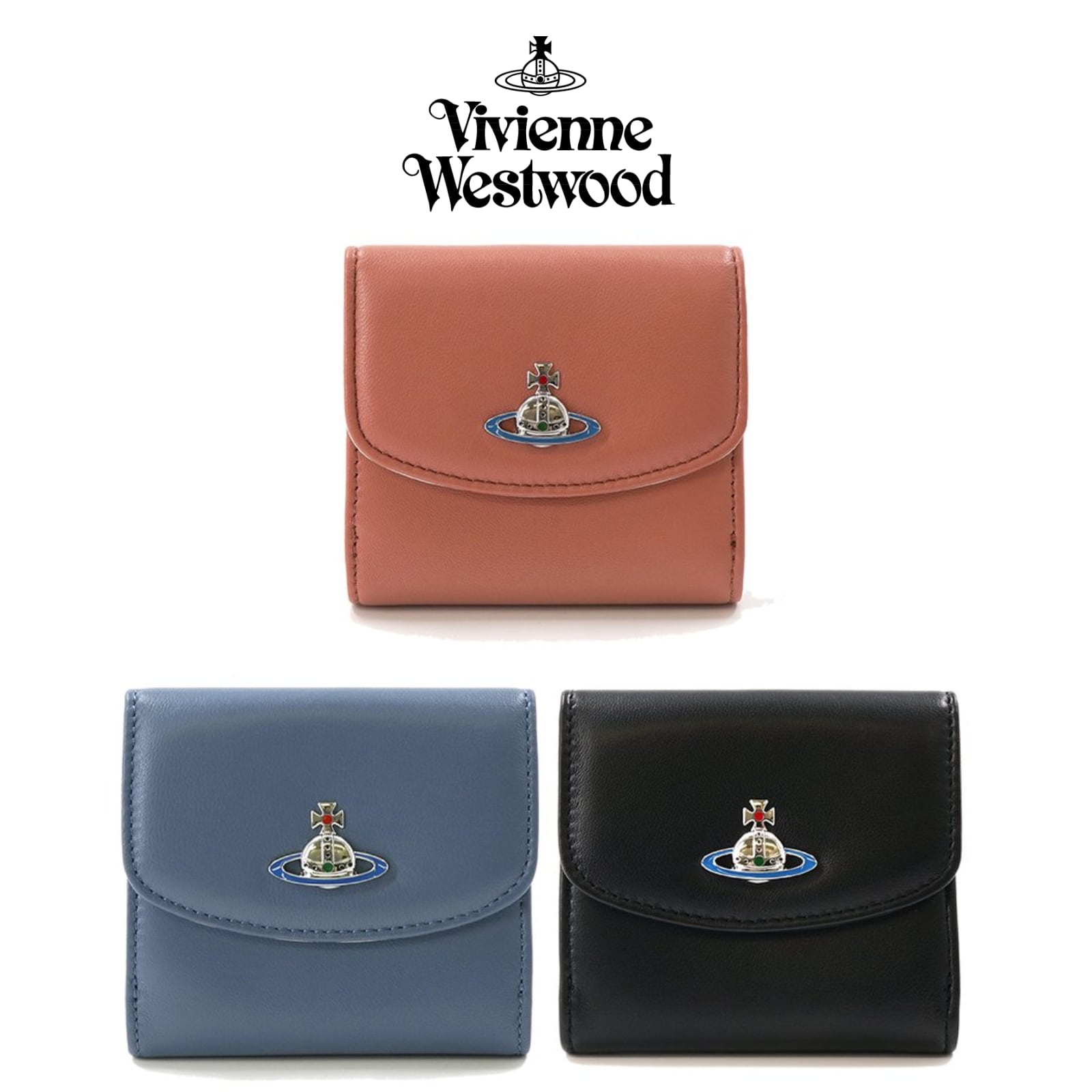 Vivienne Westwood EMMA 二つ折り財布 AX‐AX‐AX