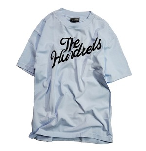 THE HUNDREDS / FOREVER SLANT LOGO T-SHIRT / P.BLU / BLK