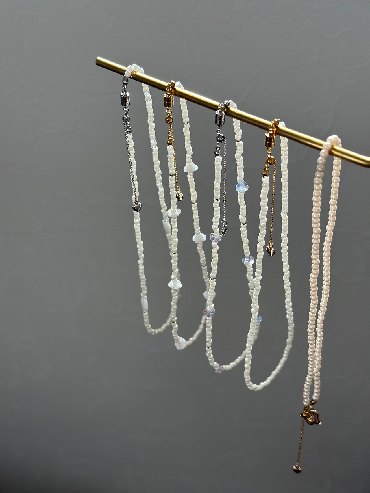 simple beads necklace