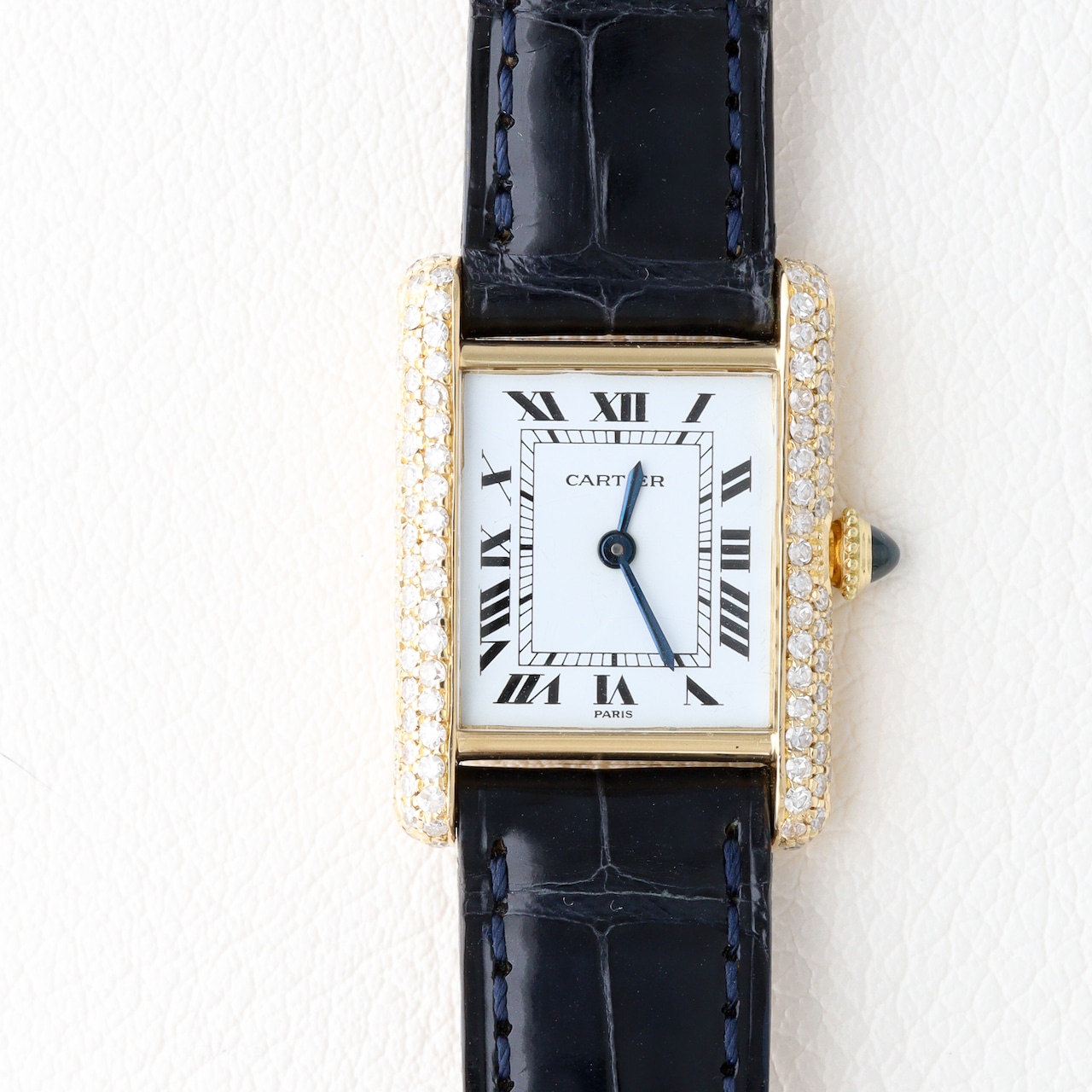カルティエ タンクルイ SM ゴールド PARIS 純正ダイヤモンド