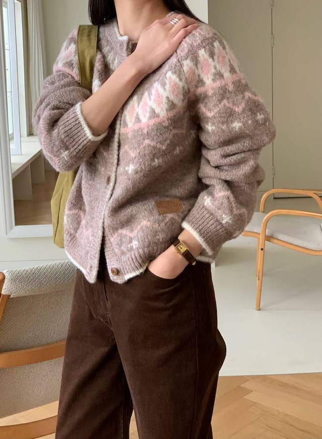 (予約) AREING / Snow cardigan 3color