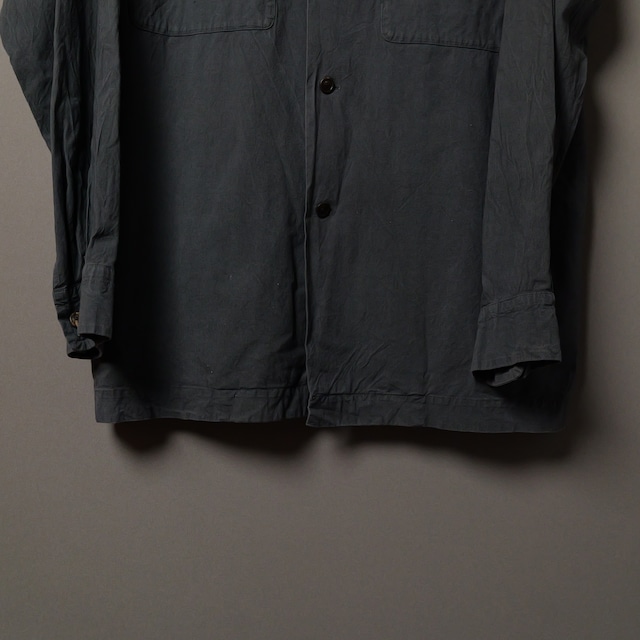 [ISSEY MIYAKE MEN]  Stand Collar Utility Shirt