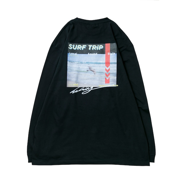 SURF TRiP Longsleeve T-shirt / Black