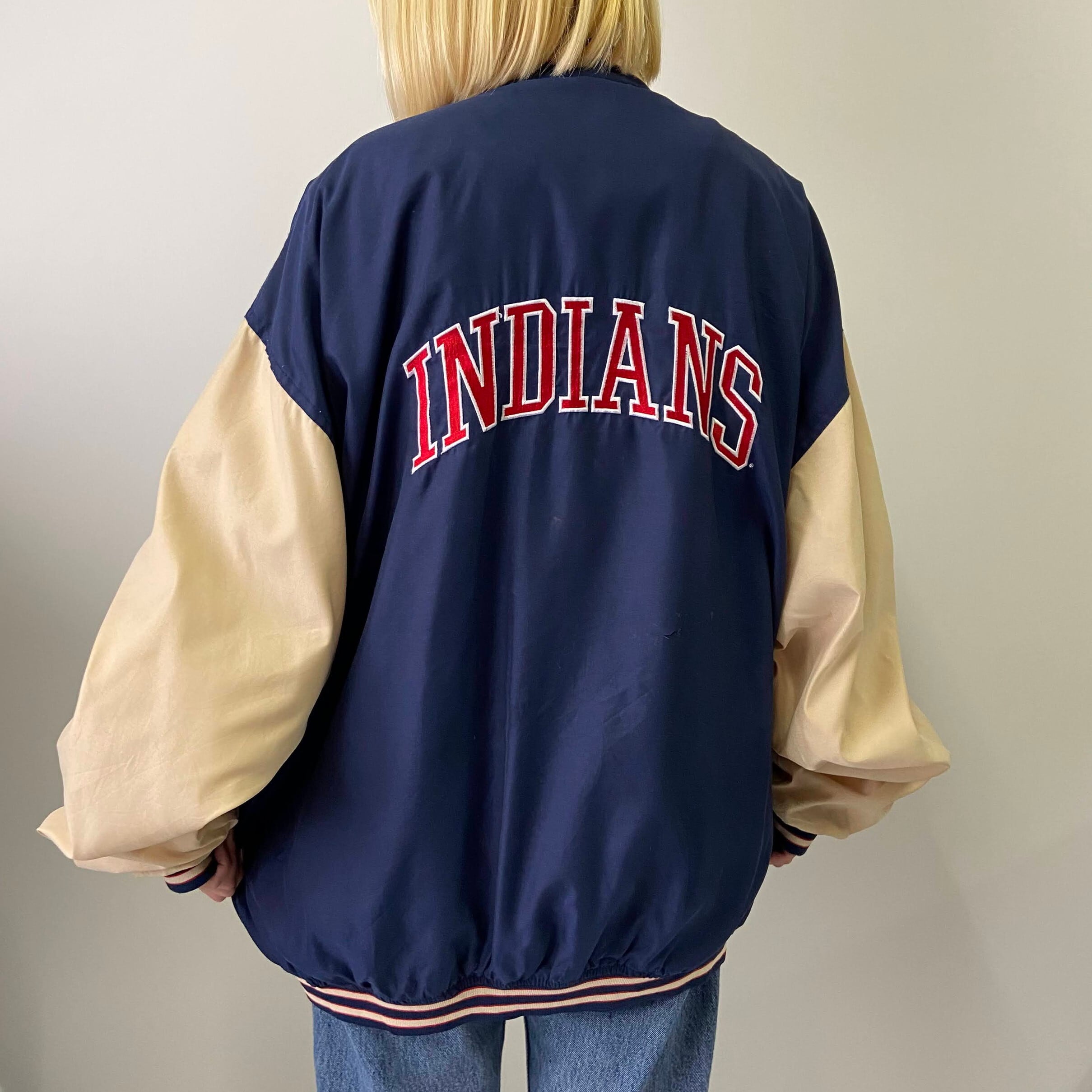 インディアンスSwingster ジャケット ネイビー インディアンスSwingster ジャケット ネイビー 楽天市場】Swing ster