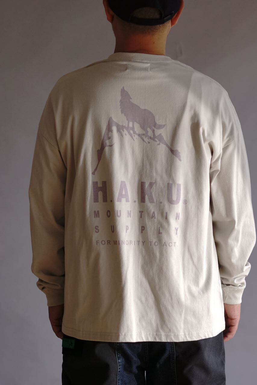 HKT707 ロングスリーブTシャツ | H.A.K.U MOUNTAIN SUPPLY