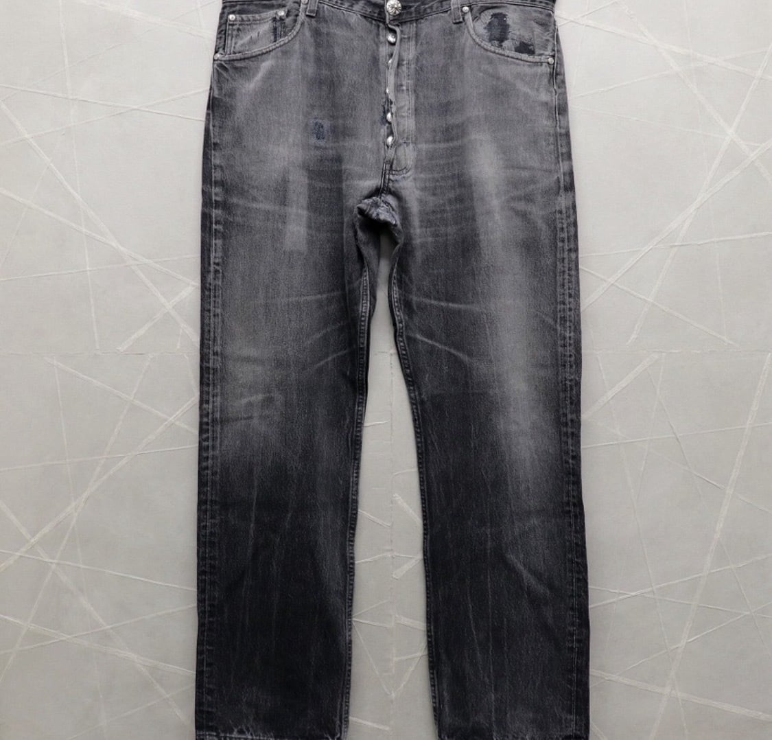 CHROME HEARTS クロムハーツ リーバイス 501 デニムパンツ ブラック