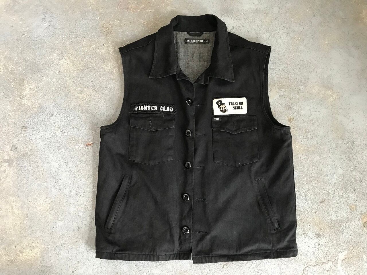 THE HIGHEST END patch custom vest jacket