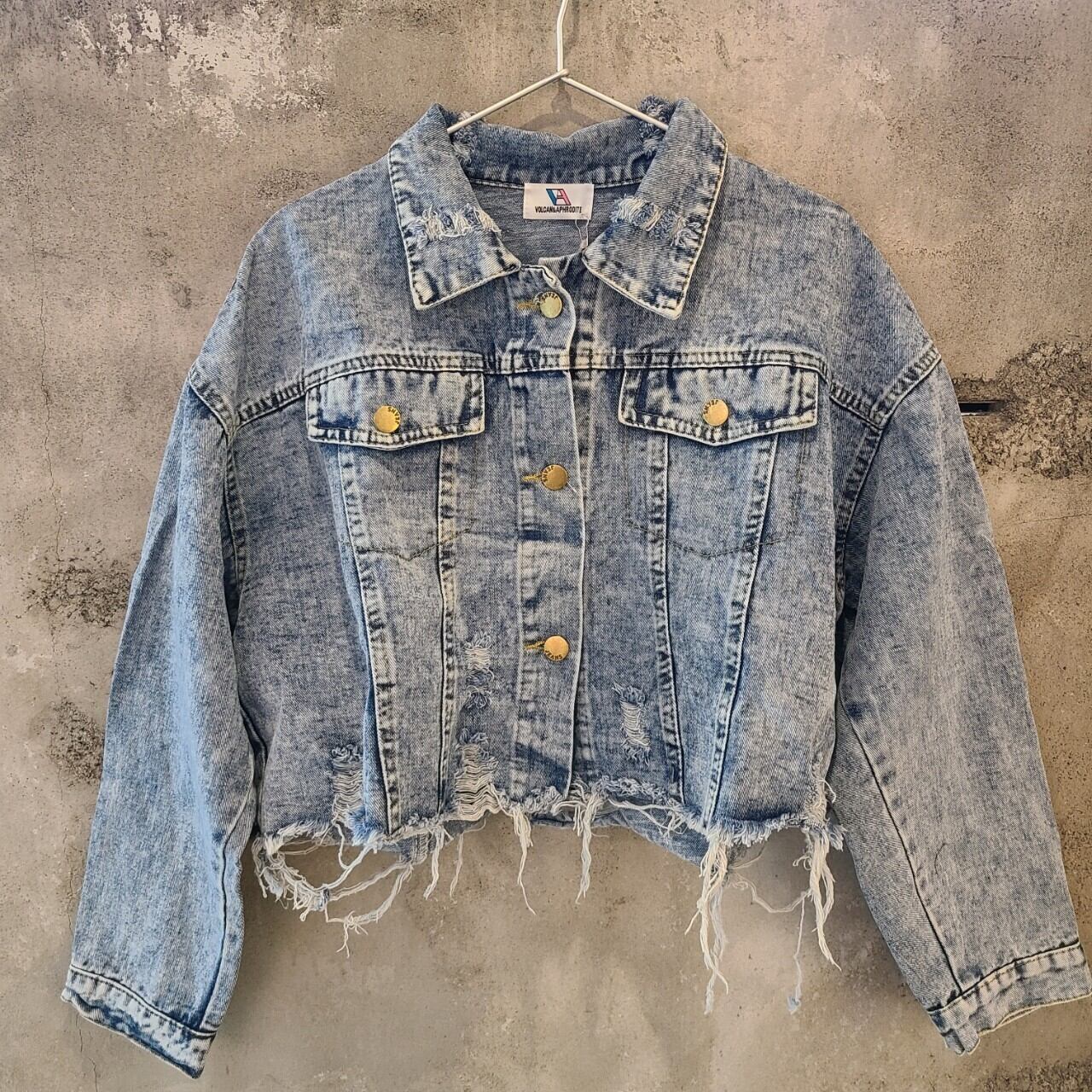 caution to the wind denim jacket