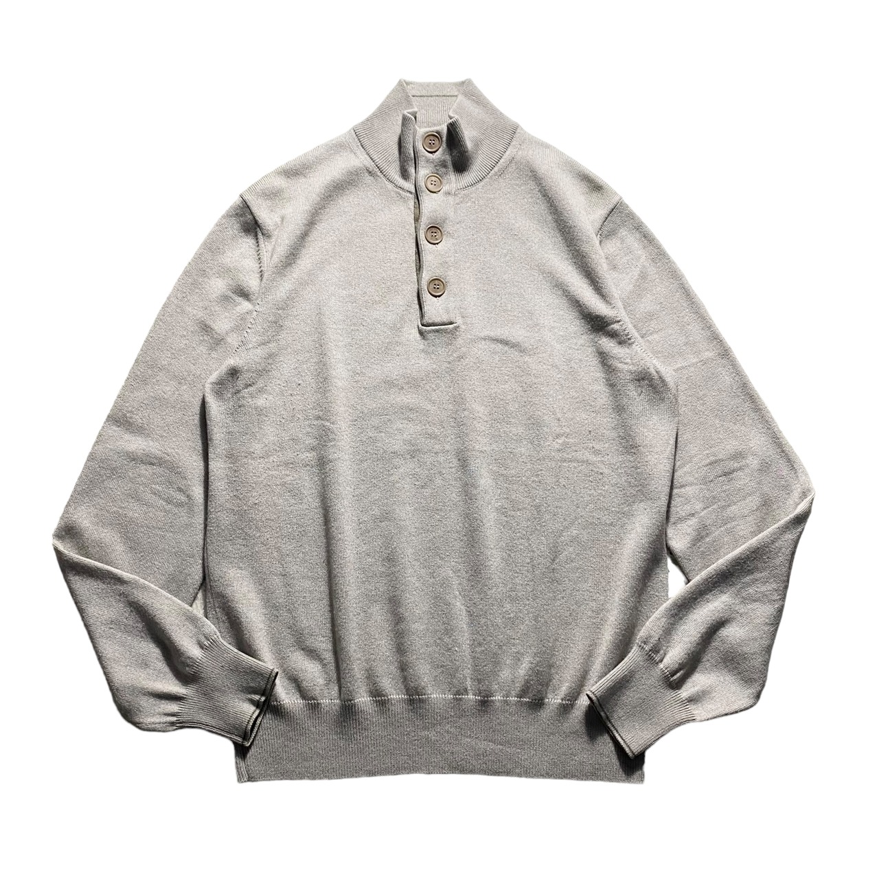 LORO PIANA cashmere silk elbow patch sweater