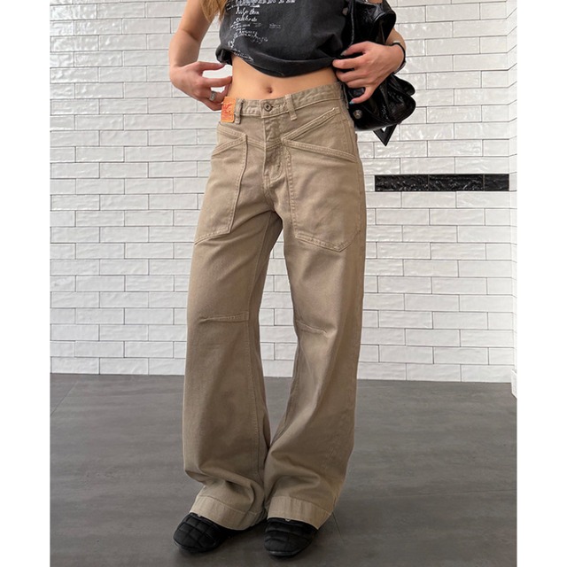 old-style beige pants　オールドライクベージュパンツ　J1930