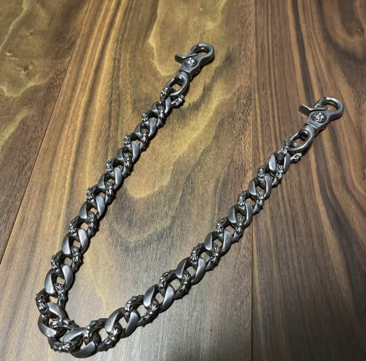 クロムハーツ 寒々しく ケルティック2クリップロングウォレットチェーン 