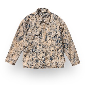 クラッシュ&フラワーデニムジャケット