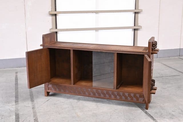 希少 コンゴ/アフリカ工芸家具 サイドボード 職人技 古民芸品 芸術