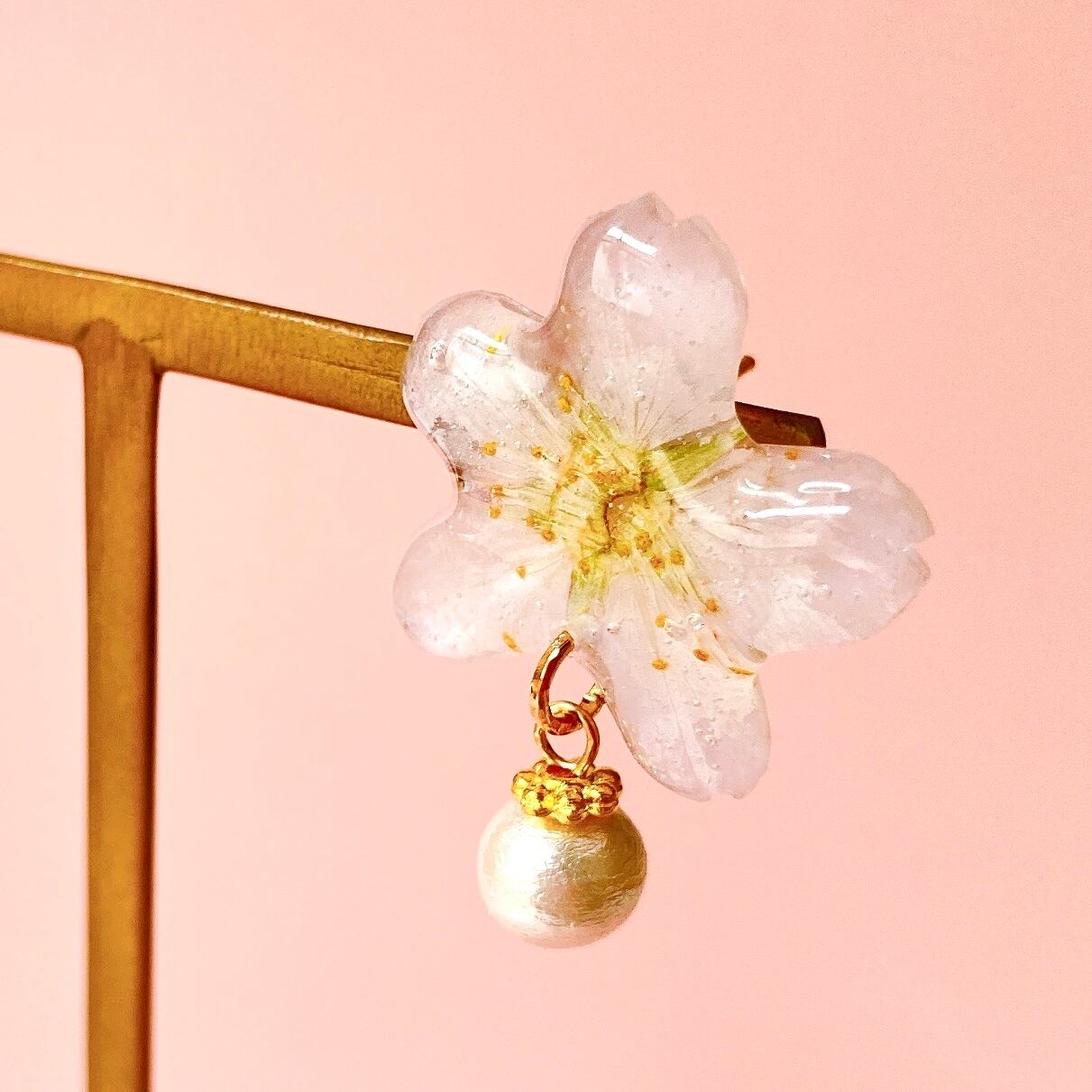 春限定　pearl   （ sakura ）  ピアス / イヤリング