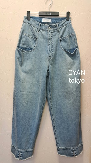 CYAN TOKYO デザインデニム　ライトブルー