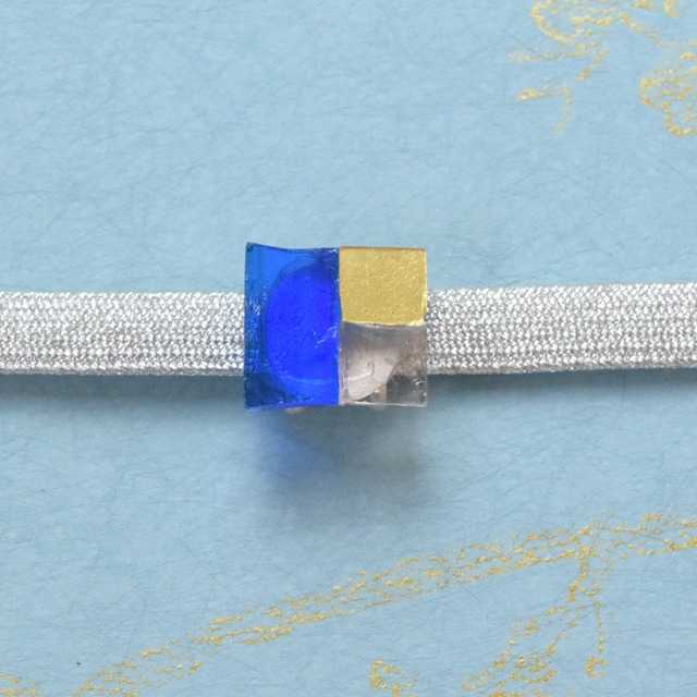 【夏色透明3色】帯留め　