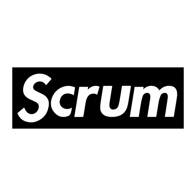 Scrum Sticker Black (送料無料)