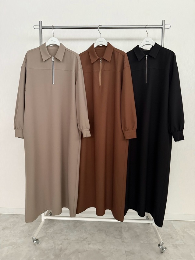 【ご予約】Half Zip Dress【boutiqueordinary】