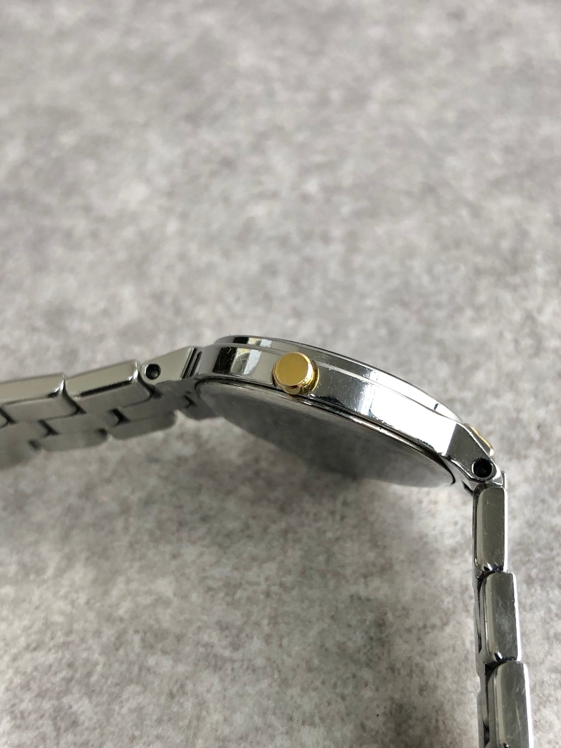 Yves Saint Laurent イヴ・サンローラン 腕時計 シルバー×ブルー YSL