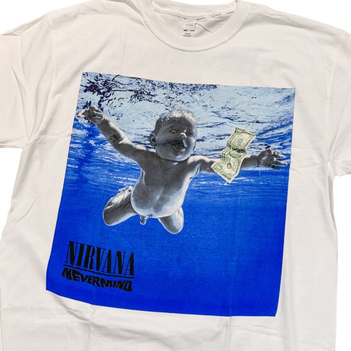 NIRVANA  NEVER MIND Tシャツ　ブラック　カートコバーン