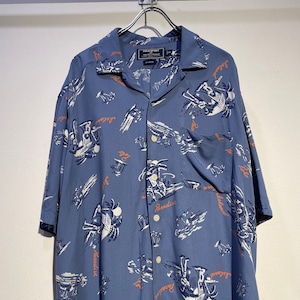 POLO SPORT Ralph Lauren used aloha shirt SIZE:L