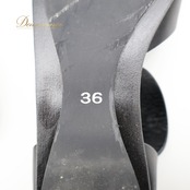 agnes b. アニエスベー サンダル 36サイズ ブラック系 靴 くつ シューズ レディース 無地 シンプル カジュアル ぺたんこ フラット フラットシューズ かわいい オールブラック