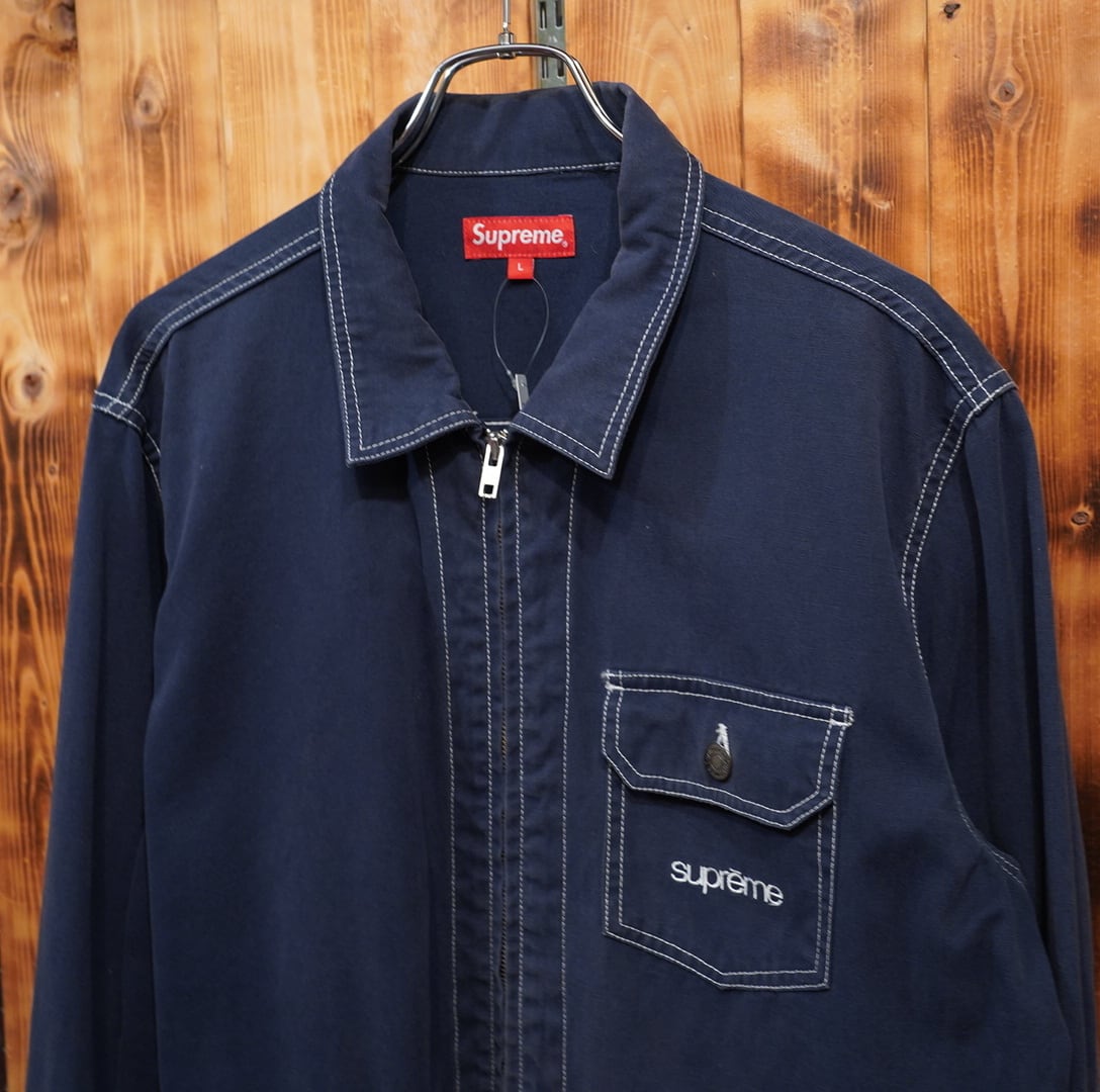 supreme カバーオール L/シュプリーム 18SS ネイビー ジャケット