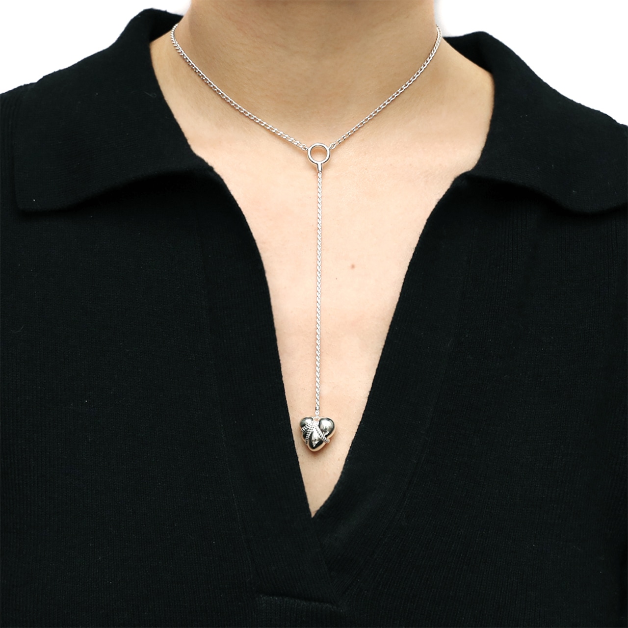 shibari heart necklace