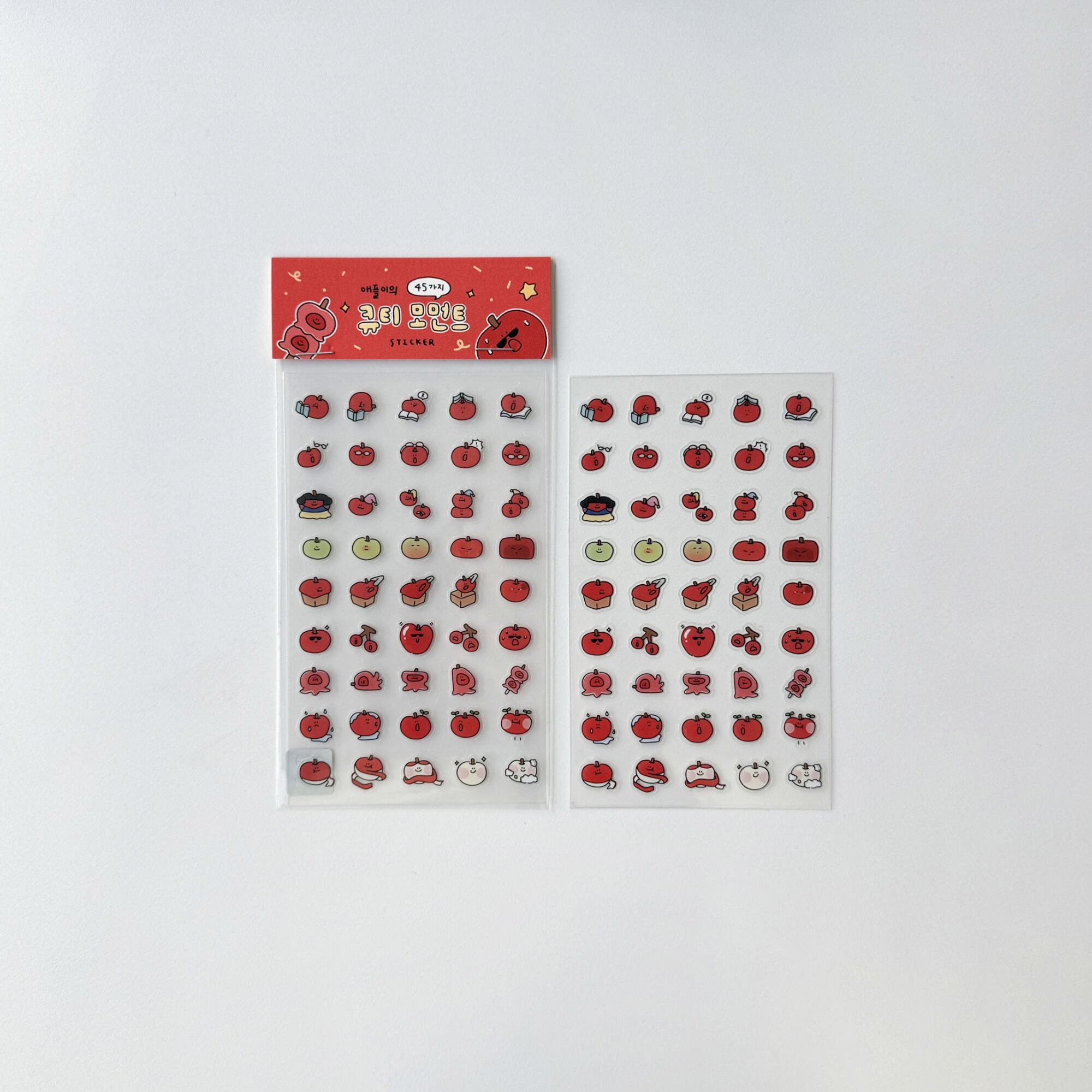 second morning] 45種の キューティーモーメント クリア ステッカー