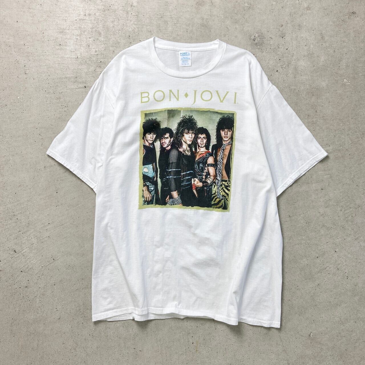 00年代 BON JOVI ボンジョビ バンドTシャツ バンT メンズXL 古着 00s 