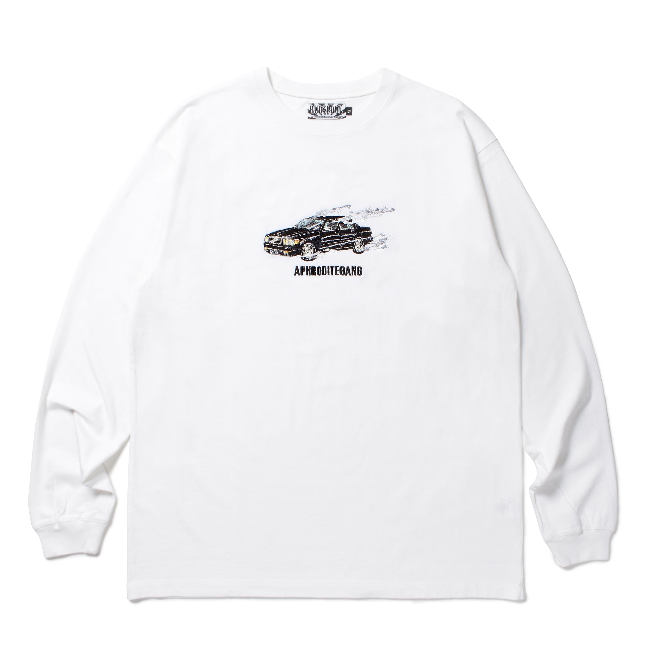 葵産業 × BUDSPOOL SMOKE CAR L/S T-SHIRT