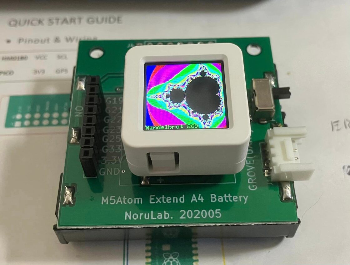 M5ATOM用補助電池基板 | Pay ID