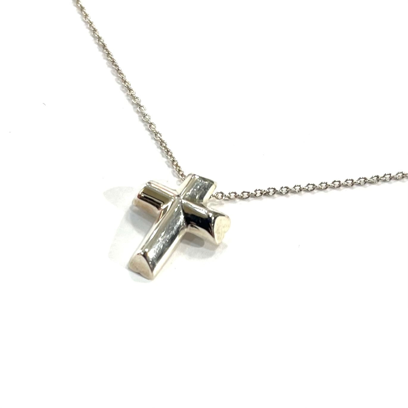 TIFFANY&CO.】T2810 テンダネスハート クロスネックレス SV925 41cm