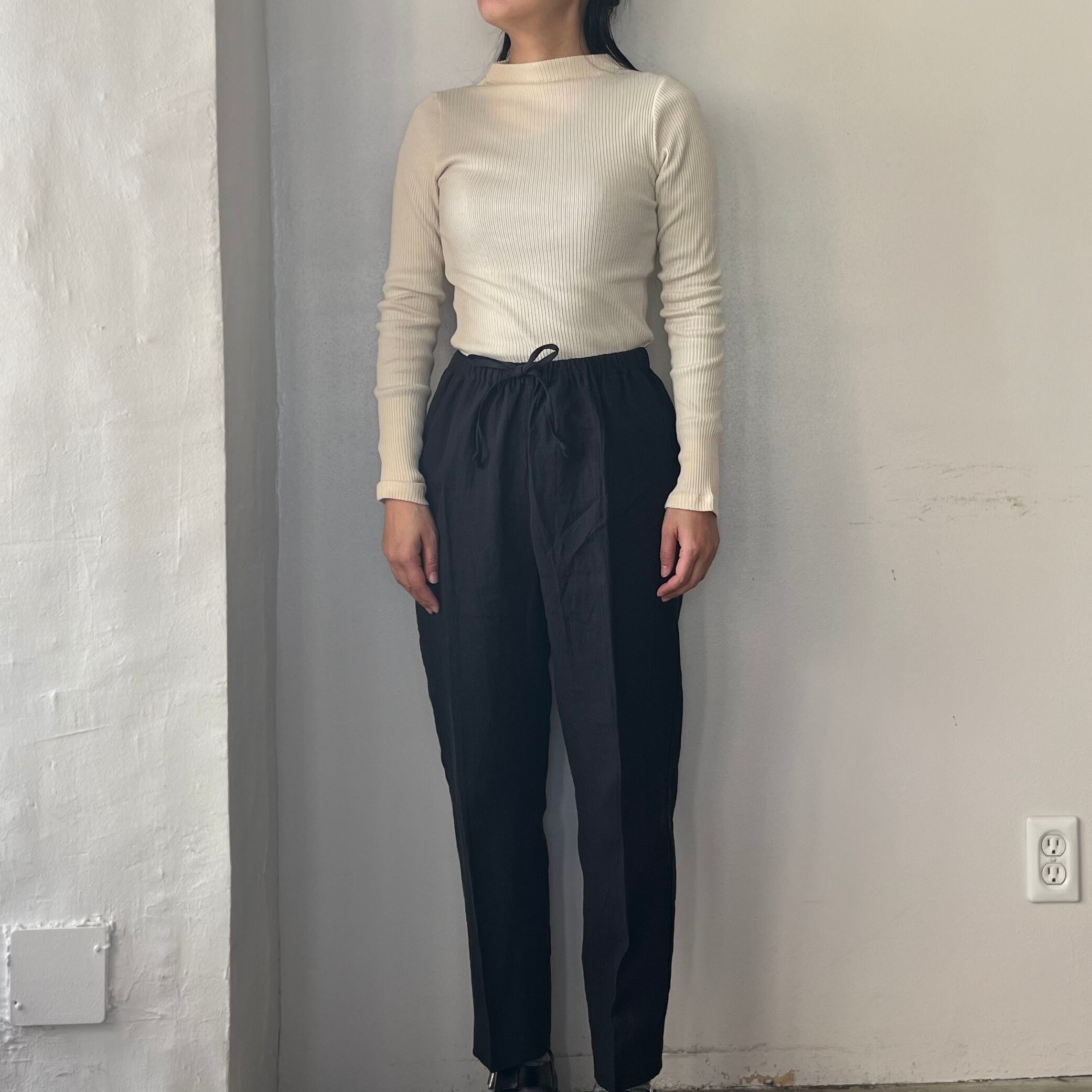 FABRIQUE en planete terre mock neck long sleeves(モックネックリブ長袖Tシャツ )