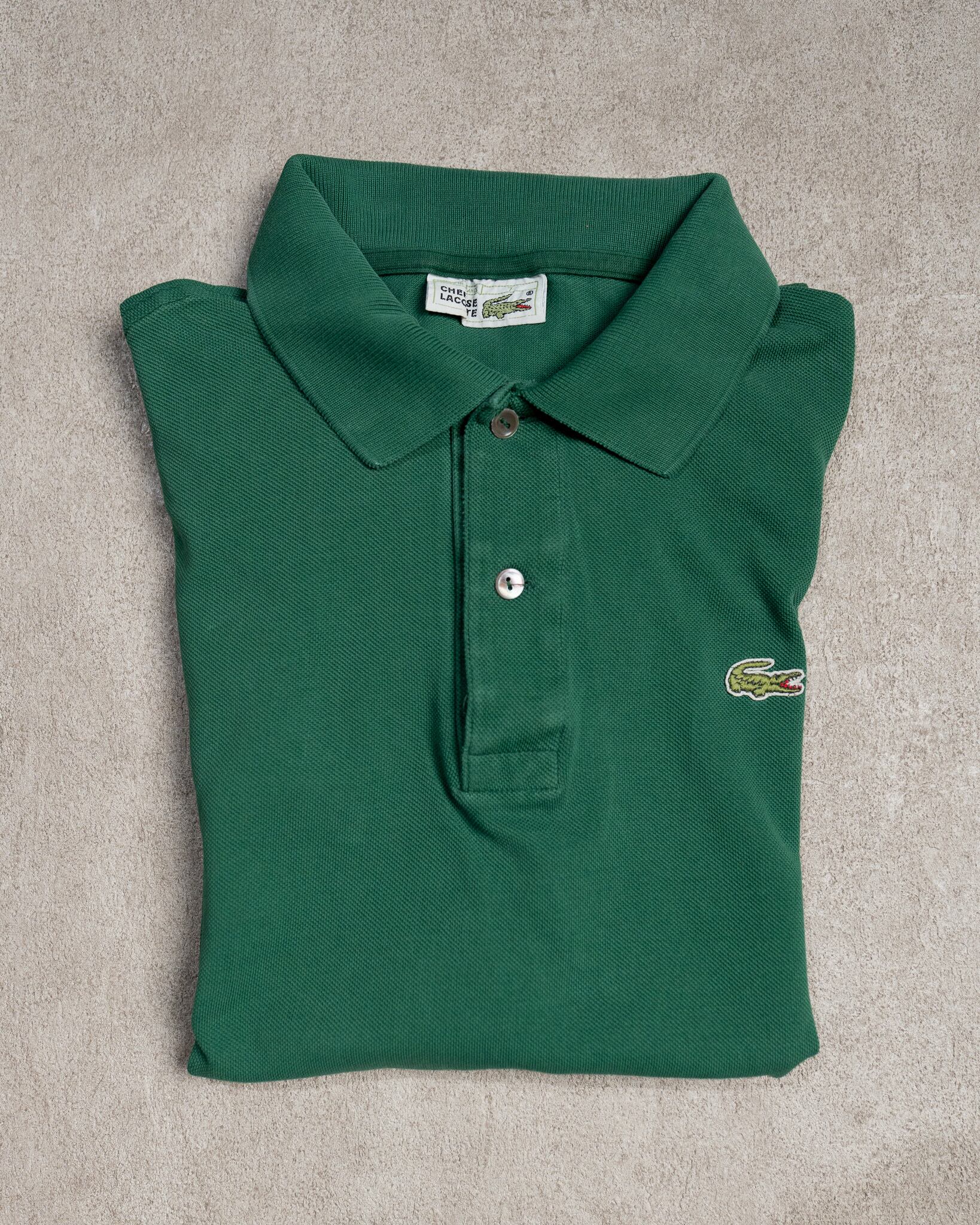 SIZE:7】80s CHEMISE LACOSTE Polo Shirts Made in France フレンチ