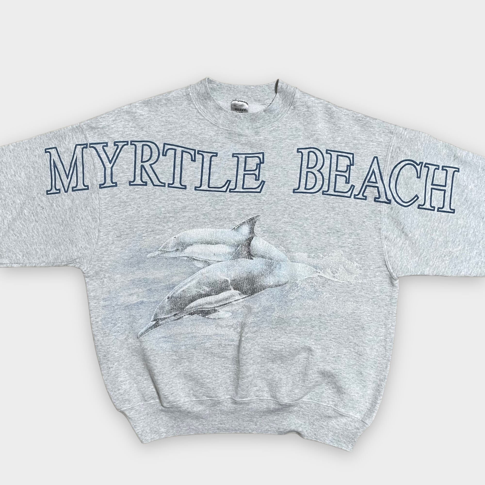 MYRTLE BEACH 刺繍 デカロゴ ビーチ スウェット - トップス