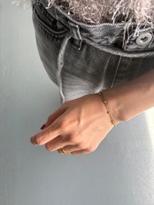 ダブルチェーンボールブレスレット