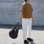 Cotton Hobo bag チャコール
