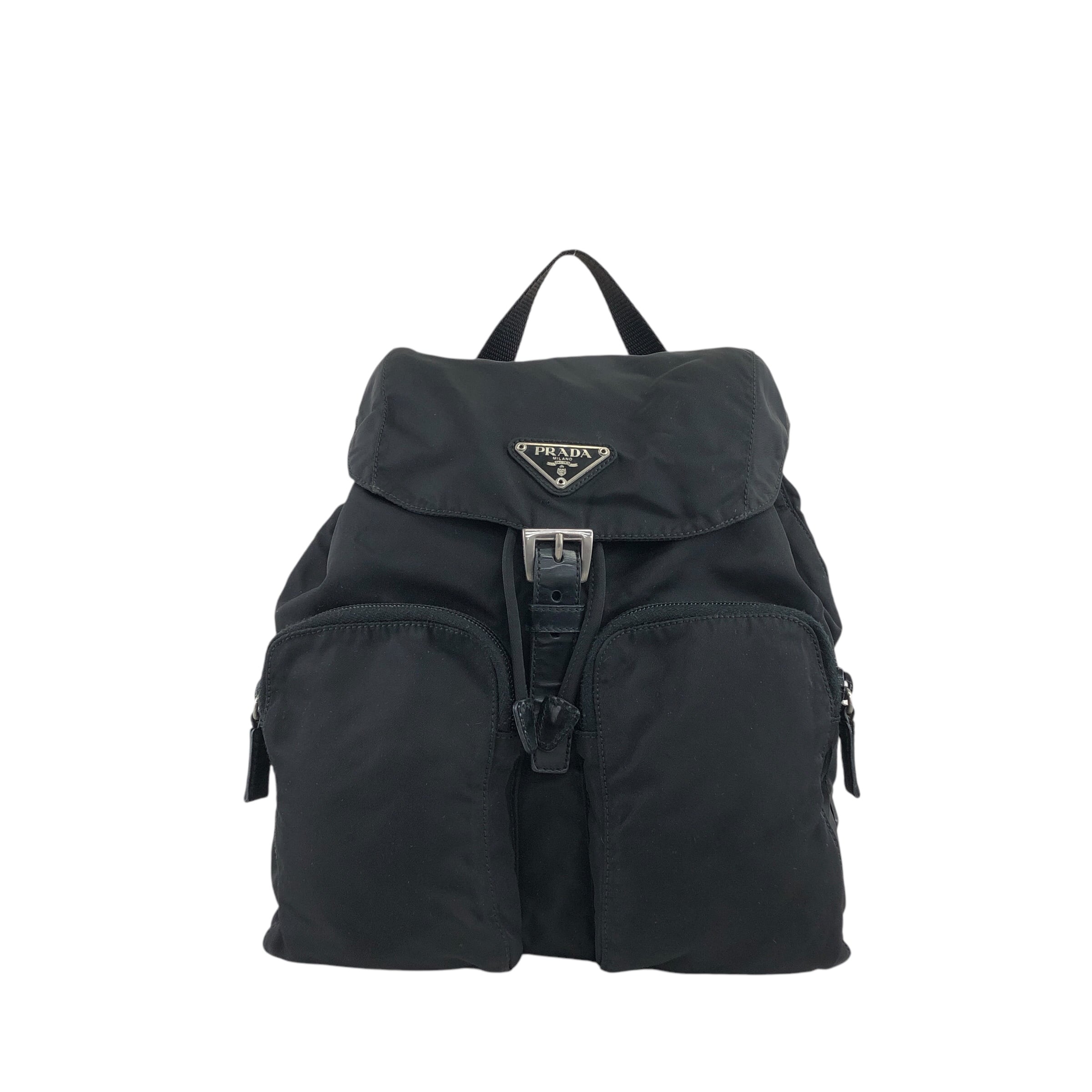 PRADA プラダ バックパック ブラック トライアングルロゴ ナイロン 