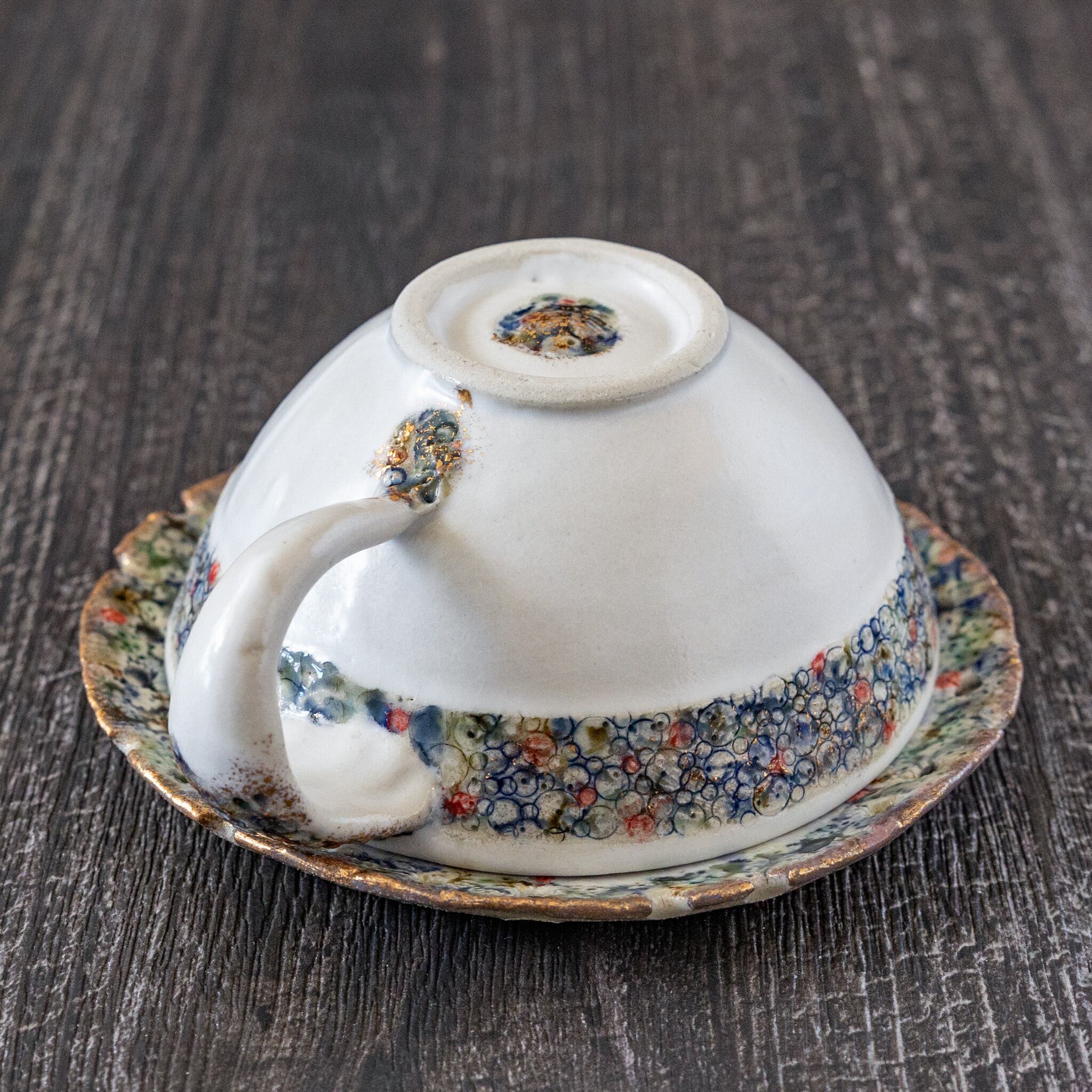 螢窯 花珊瑚カップ&ソーサー | Dear Okinawa,