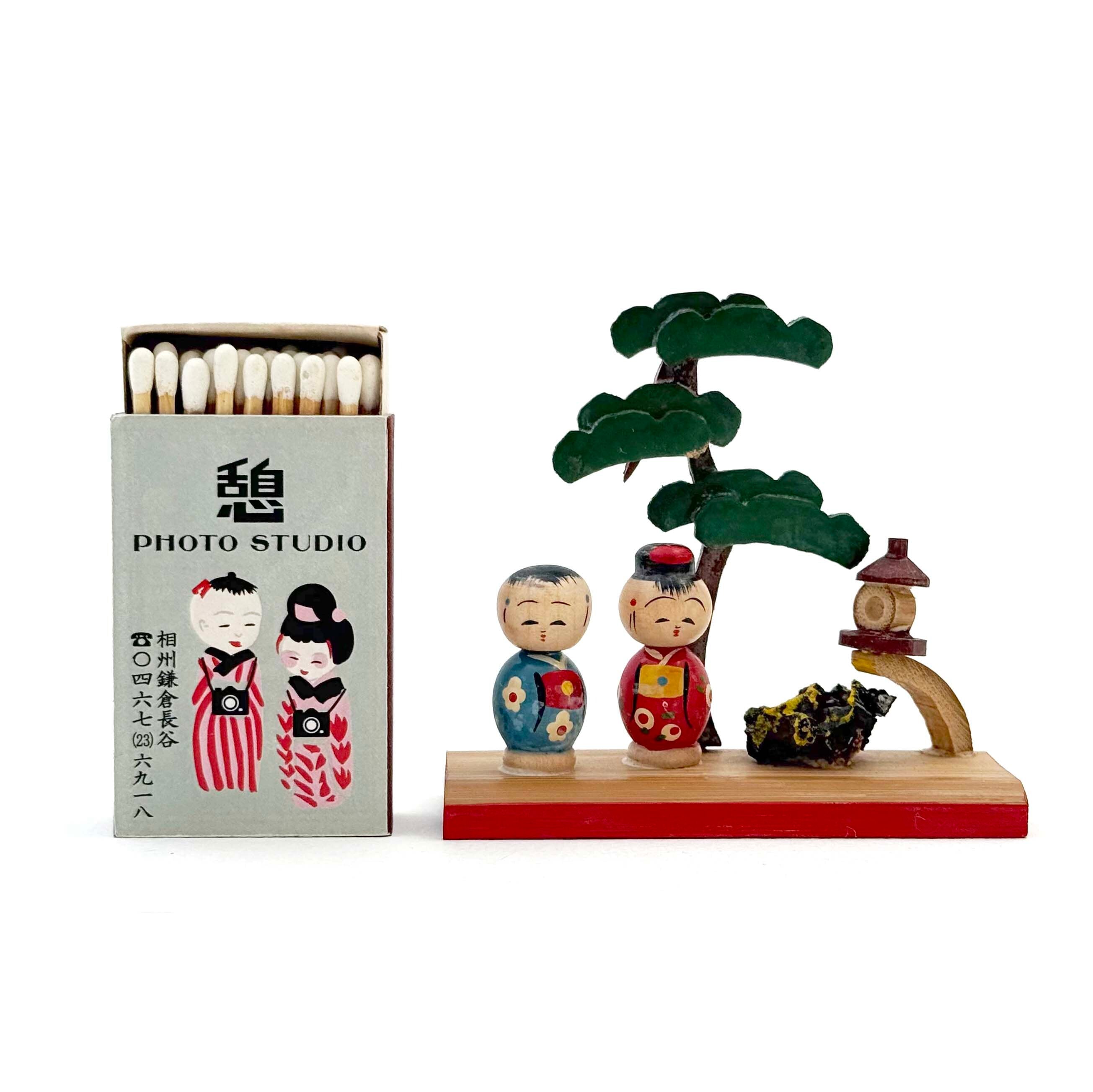 昭和30年代 ミニチュア・フィギュア (お土産定番こけし)