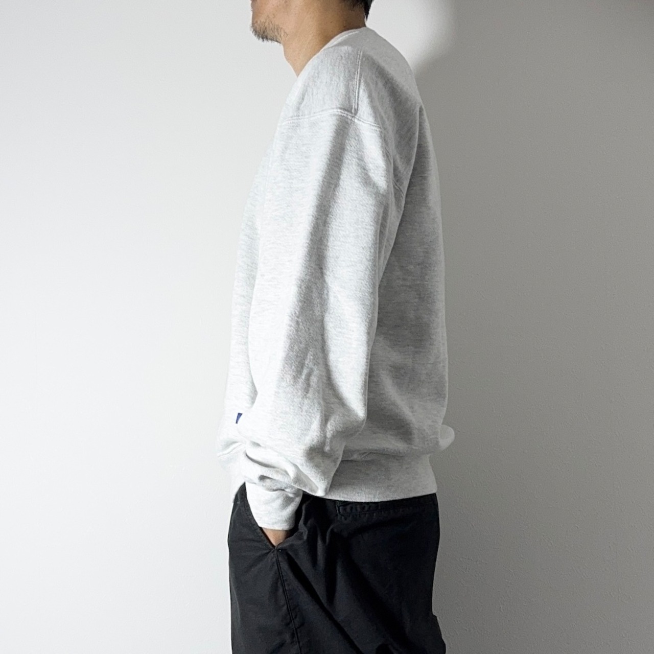 L.L.Bean × Russell 80s〜 sweatshirt solid gray L 古着 - 19