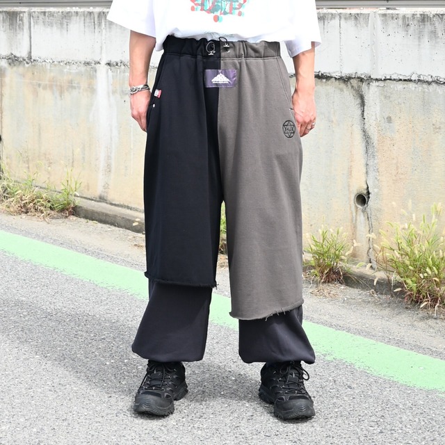 Leh / Layered Wide Track Pants